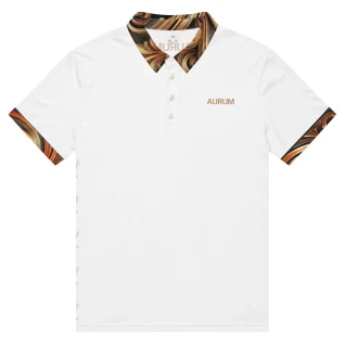 Men’s AURUM X U.N Luxe Aura slim fit polo