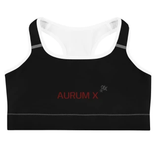 AURUM X Trinity Maroon Sports bra