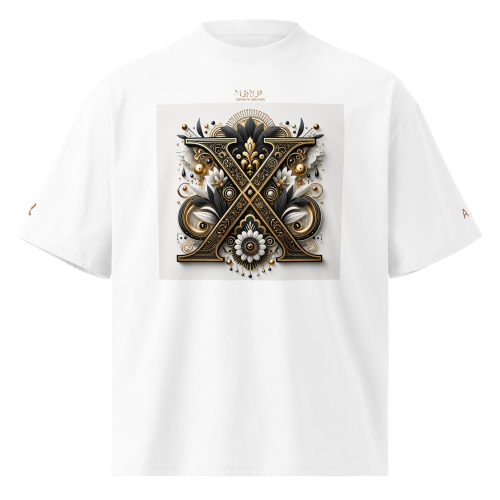 AURUM X Chromatic BLAK oversized high neck t-shirt