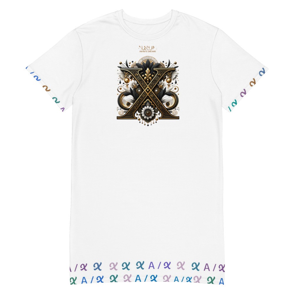 AURUM X Chromatic Vision T-shirt dress