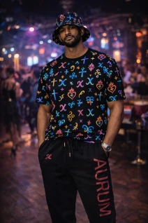 Men’s Opulent Royale Monogram cotton crew neck t-shirt