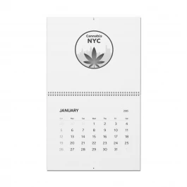 Stylish 2025 Wall Calendar, Minimalist Home Decor, Gift for Organizers, Office Wall Art, Modern Calendar Design