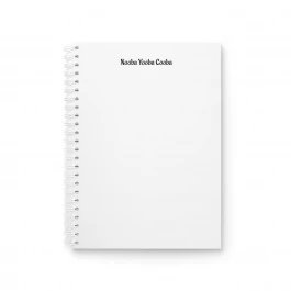 NYC, Customizable Spiral Notebook for Journaling, Daily Planner, CNYC