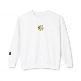 NYC Vibes Unisex Lightweight Crewneck Sweatshirt, Trendy Pullover for Men and Women, Casual Wear, Gift for New Yorkers, Comfortable Layering