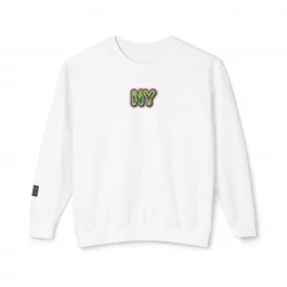  NY Soft 100% ring-spun cotton Unisex Lightweight Crewneck Sweatshirt - Nooba Yooba