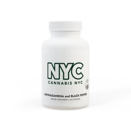 Cannabis NYC Ashwagandha and Black Pepper Supplement (60 capsules)