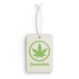 Cannabis Leaf Car Air Freshener | Marijuana Leaf Air Freshener