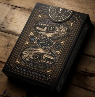 Yellow stone. Playing cards theory11