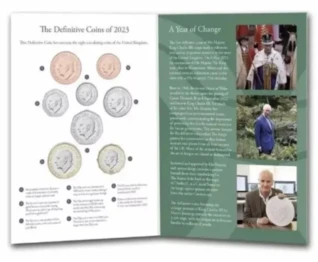 2023 King Charles 111 definitives brilliant uncirculated coin set