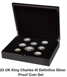 2023 King Charles definitive silver coin set  3000 mintage