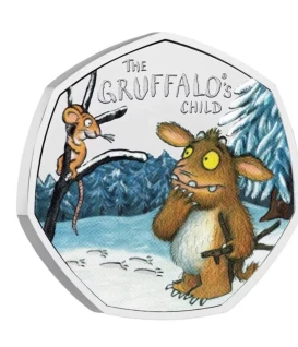 The Gruffalo 50p colour coin card