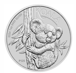 2024 Australian koala 1oz bullion coin in capsule
