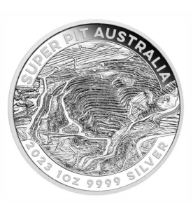 2023 super pit silver 1oz coin in capsule