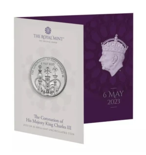 2023 coronation of his majesty King Charles 111 uk 5 pound coin BU