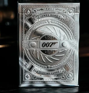 James Bond 007 silver foil theory11 playing cards new release