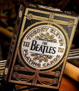 Beatles black edition playing cards theory11 gold foil edition