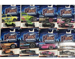 2024  HOTWHEELS NEON SPEEDERS  full set of 8 cars set