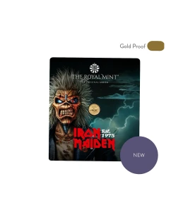 Iron maiden gold coin 1/40 oz