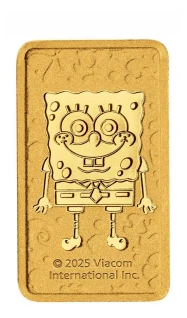SpongeBob 1 gm gold bar