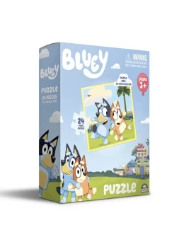 24pc Crown Bluey Kids/Children's Boxed Jigsaw Puzzle Set Assorted 26x23cm 3yrs
