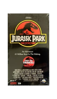 Jurassic Park VHS Brand NEW Sealed with Hype Stickers & Watermark