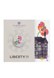 2025  Liberty 150 Years Colour Five 5 Pound Coin BU Sealed Pack STUNNING