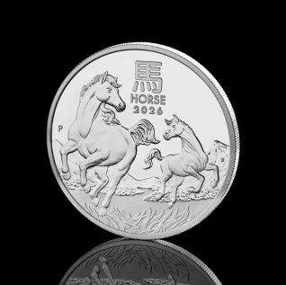 2026 P Australia Lunar Year of the Horse 1oz Silver PROOF SILVER COIN SIGN CERTIFICATE