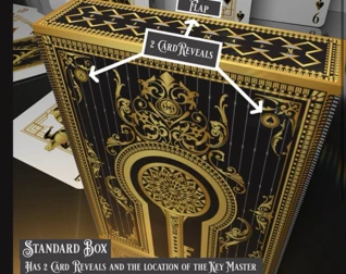 Secrets of the Key Master LIMITED EDITION. playing Cards by Handlordz