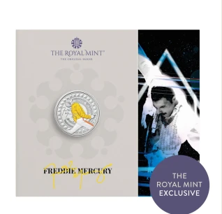 Freddie mercury 5 pound colour coin  LAST COIN