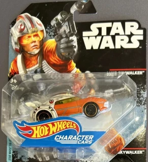 New & Sealed Hot Wheels Star Wars Character Cars Luke Skywalker