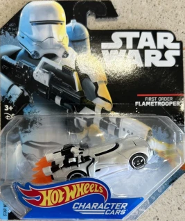 Star Wars Hot Wheels Vehicle First Order Flame Trooper DXP30-0910 2014 MIB
