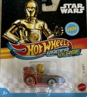2025 Hot Wheels Racer Verse Star Wars C-3PO LAND SPEEDER RARE VHTF 1st Edition