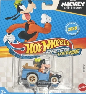 HOT WHEELS-RACER VERSE Disney MICKEY AND FRIENDS *GOOFY* 1:64 Scale NEW! 2025