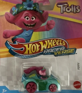 HOT WHEELS - RACER VERSE - Trolls *POPPY* 1:64 Scale NEW! 2024