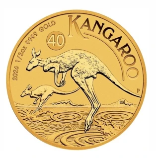 2026 Australia 1/2 oz Gold Kangaroo Bullion coin AUSTRALIAN RESIDENT ONLY coin BU DS