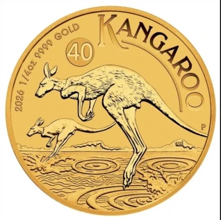 2026 Australia 1/4oz Gold Kangaroo Coin  BU DS AUSTRALIA RESIDENTS ONLY