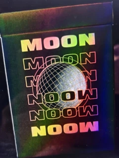 MOON BLACK HOLO Playing Cards RARE EDITION NEW RELEASE