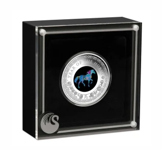 2026 Australia Opal Lunar Series Year of the Horse  1oz Silver Proof Coin