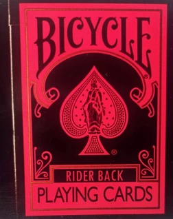 Bicycle PINK  Playing Cards PINK RIDER BLACK  RARE ISSUE NEW RELEASE