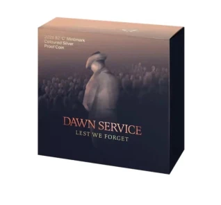 2026 $2 Silver Proof C Mintmark Coin Anzac Dawn Service
