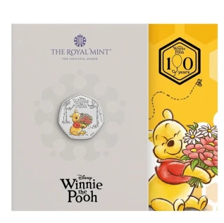 100 Years of Winnie the Pooh - SECOND COIN  2026 UK 50p BU Coloured COIN PRESALE