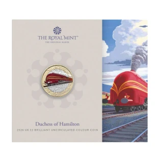 2026 DUCHESS OF HAMILTON 2 POUND COLOUR COIN