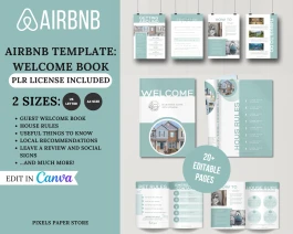 Airbnb Welcome Book Template: 20+ Editable Pages
