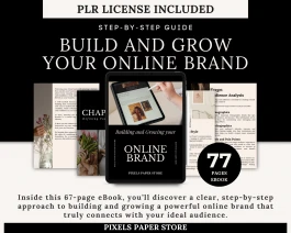 PLR Building and Growing Your Online Brand Ebook