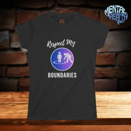 Women's Respect My Boundaries Tee