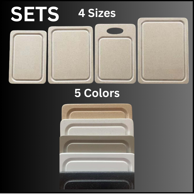 SETS of 3 Cutting Boards 4 Sizes 5 Colors