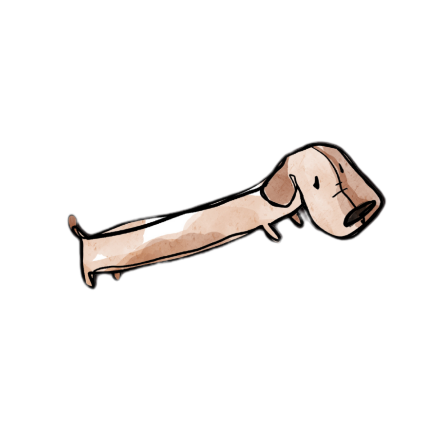 Get a Long Little Doggy Sticker