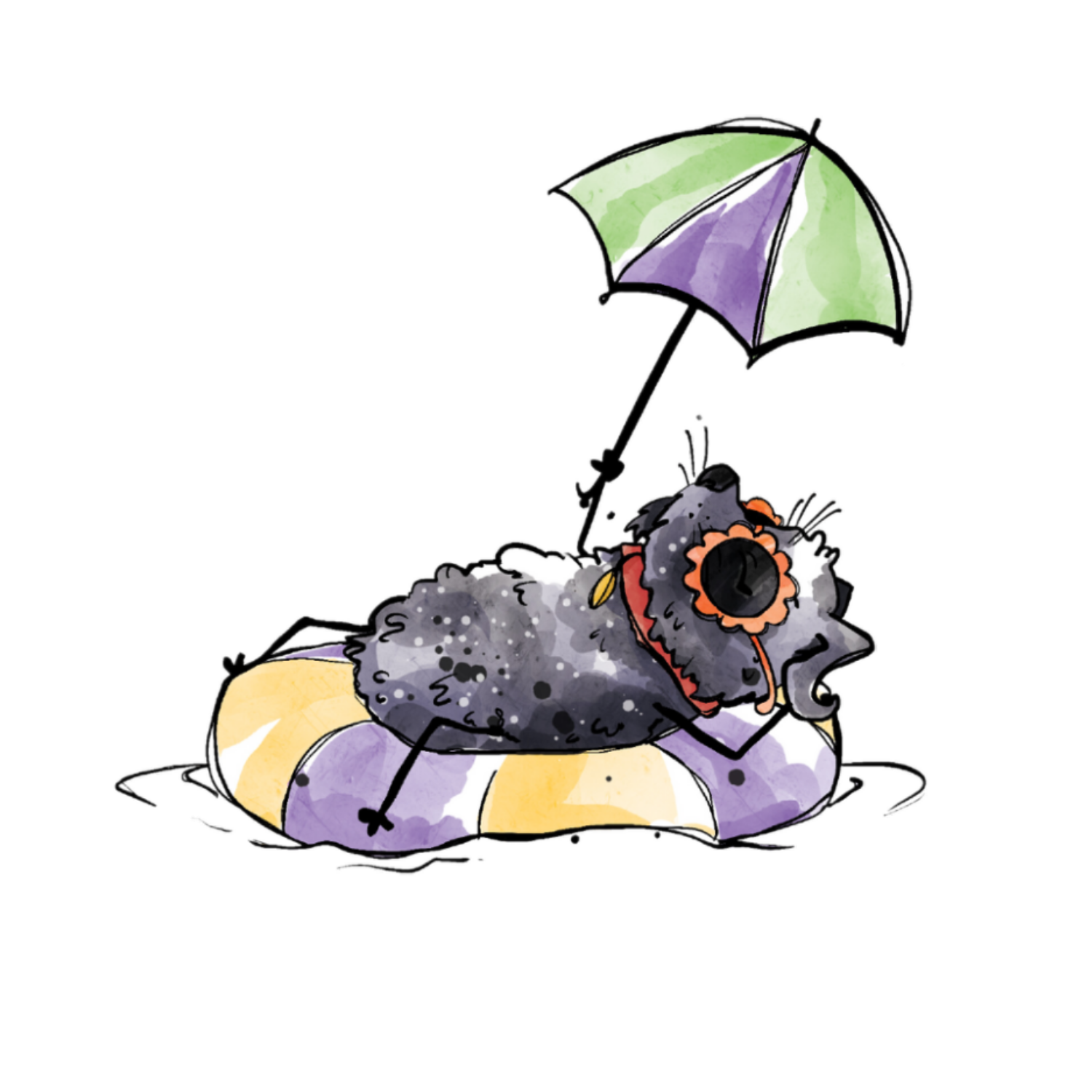 Odd's Lazy River Sticker