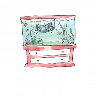 Odd Aquarium Sticker