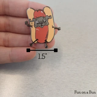Fun Bun Enamel Pin
